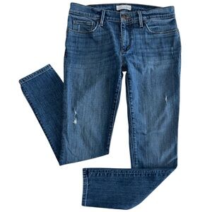 Ann Taylor Loft Women’s Dark Wash Denim Relaxed Fit Skinny Jean Size 26/2